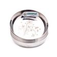 Coconut Stainless Steel Halwa Plate (Pack Of 6), Size - 11cm, Heavy Gauge, Mirror Finish, Model-H11 Laser Apple Halwa, Serving Plate for Chaat, Namkeen, Halwa, Snacks, Dessert Online now