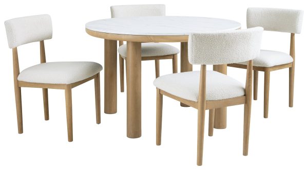 Sawdyn Dining Table and 4 Chairs Fashion