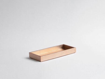 Narrow Tray, Small Matt Rose Gold Online Hot Sale