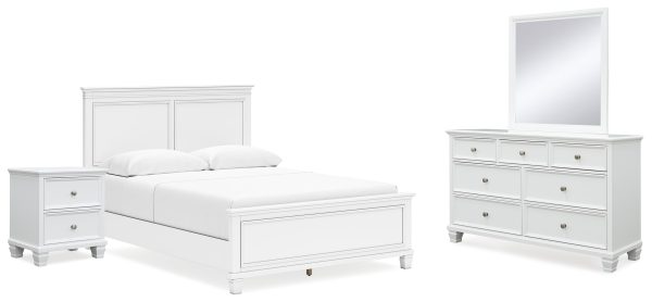 Fortman Queen Panel Bed, Dresser, Mirror and Nightstand Fashion