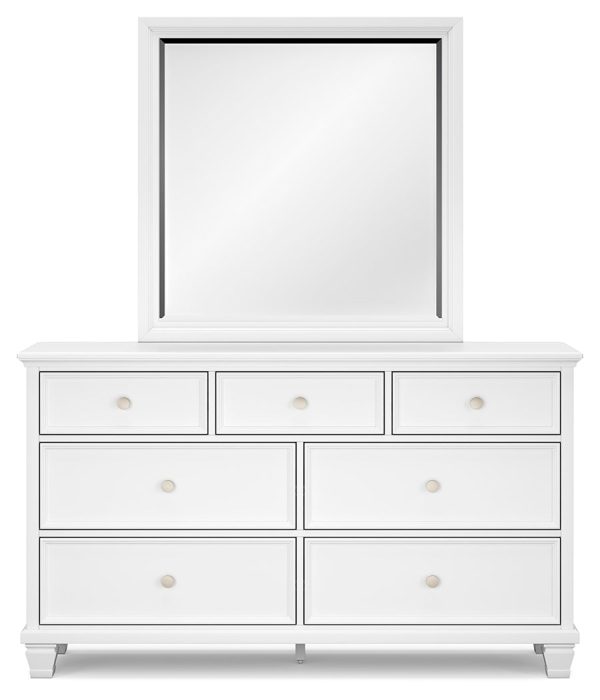 Fortman Queen Panel Bed, Dresser, Mirror and Nightstand Fashion