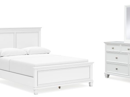 Fortman Queen Panel Bed, Dresser, Mirror and Nightstand Fashion