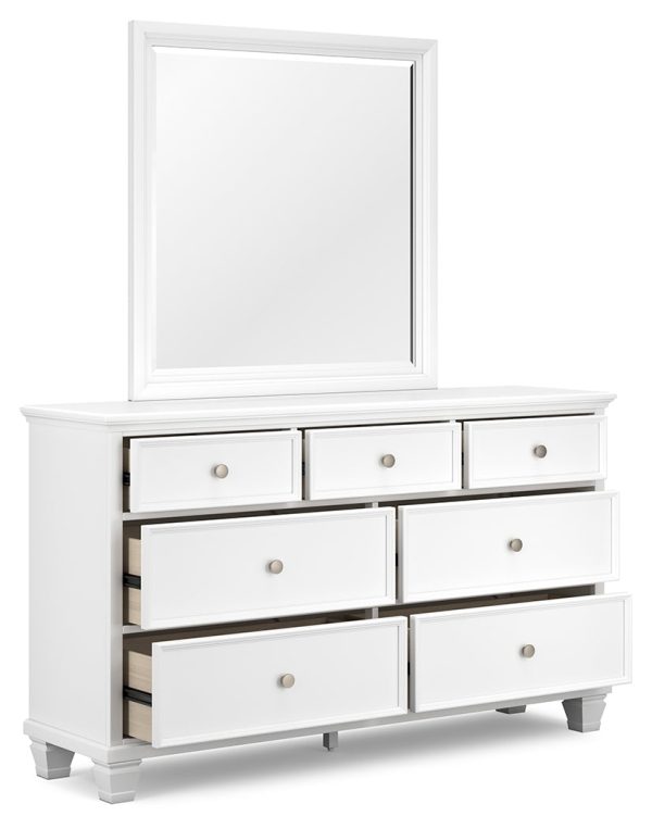 Fortman Queen Panel Bed, Dresser, Mirror and Nightstand Fashion