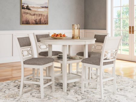 Erinberg Counter Height Dining Table and 4 Barstools (Set of 5) Sale